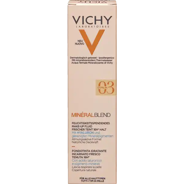 MINÉRALBLEND feuchtigkeitsspendendes Make-up-Fluid 03 gypsum