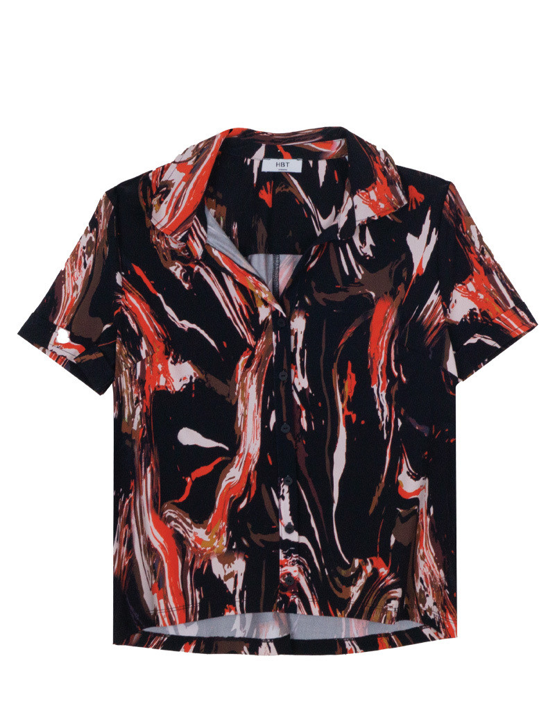 HBT CHEMISE FEMME LUNA IMPRIMÉ MULTICOLORE