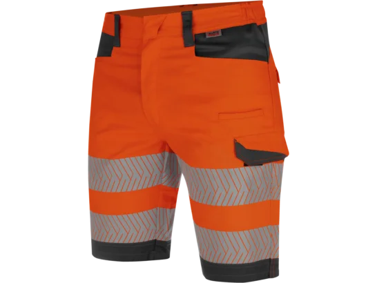 Bermuda de travail haute-visibilité fluo orange/anthracite Würth MODYF