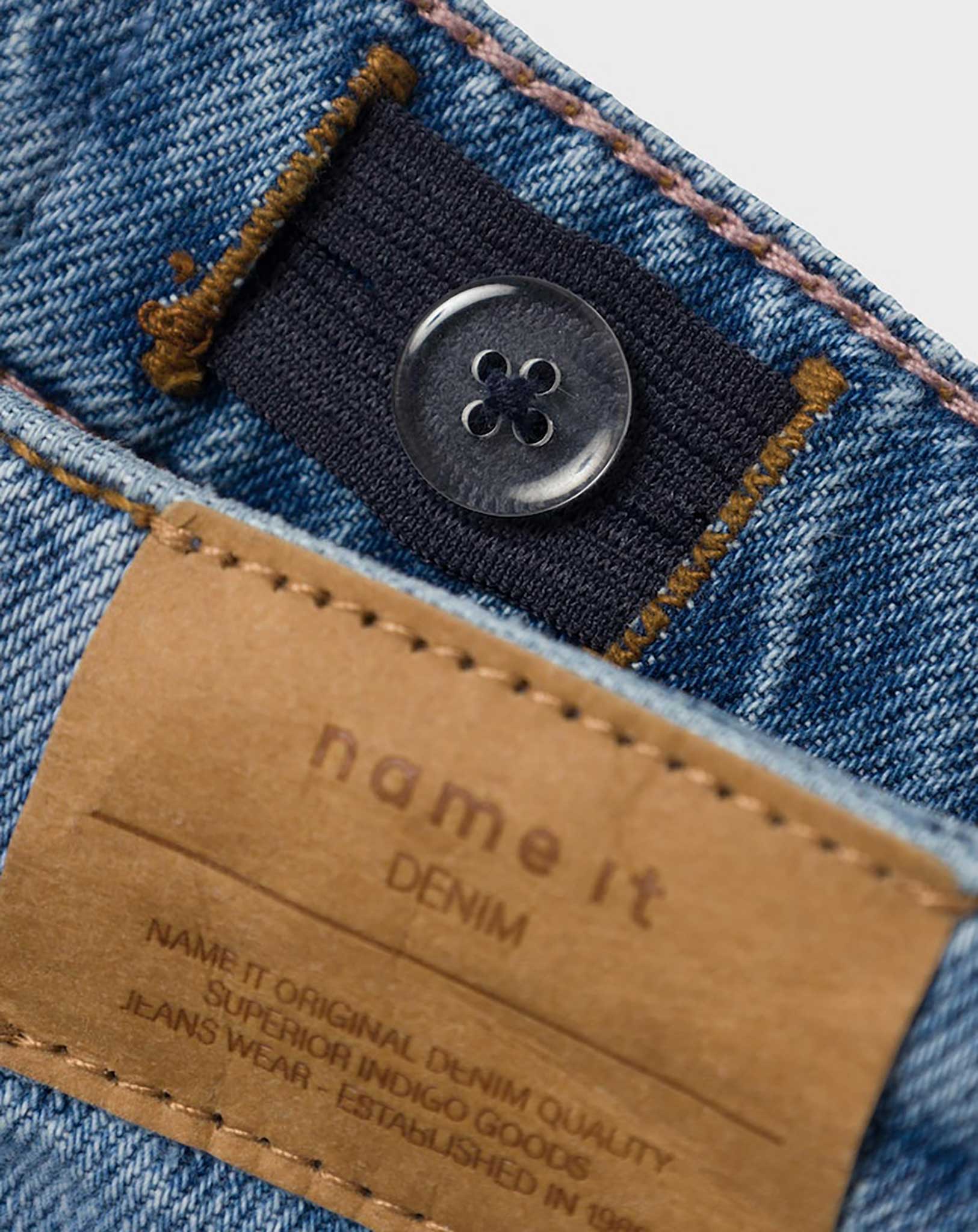 Jeans NKFROSE HW STRAIGHT 9222-BE in medium blue denim