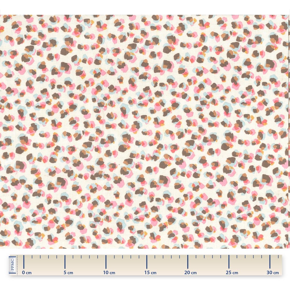 Coupon Tissu 50 Cm Confetti Aqua