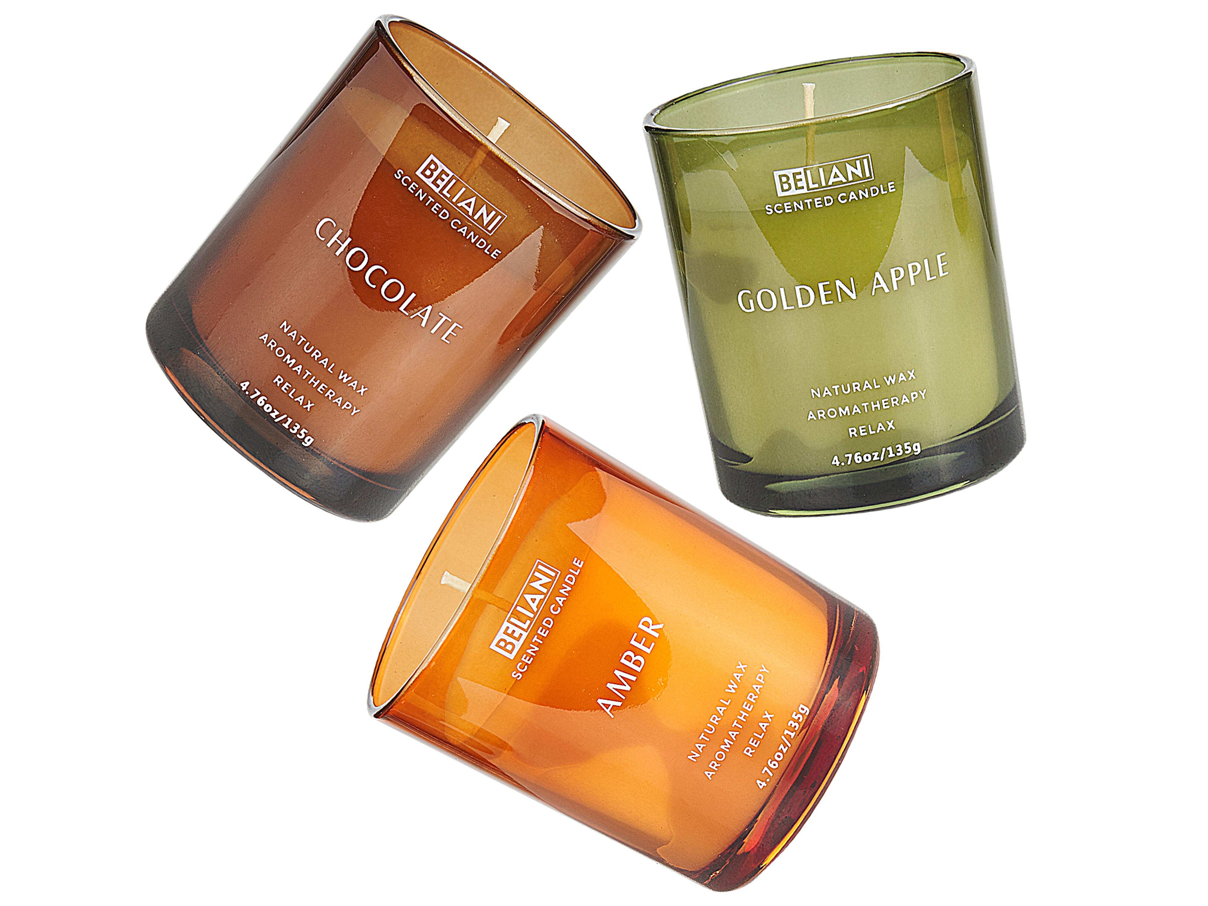Set van 3 geurkaarsen SHEER JOY Soja wax Fruitige geurnoten Frisse geurnoten