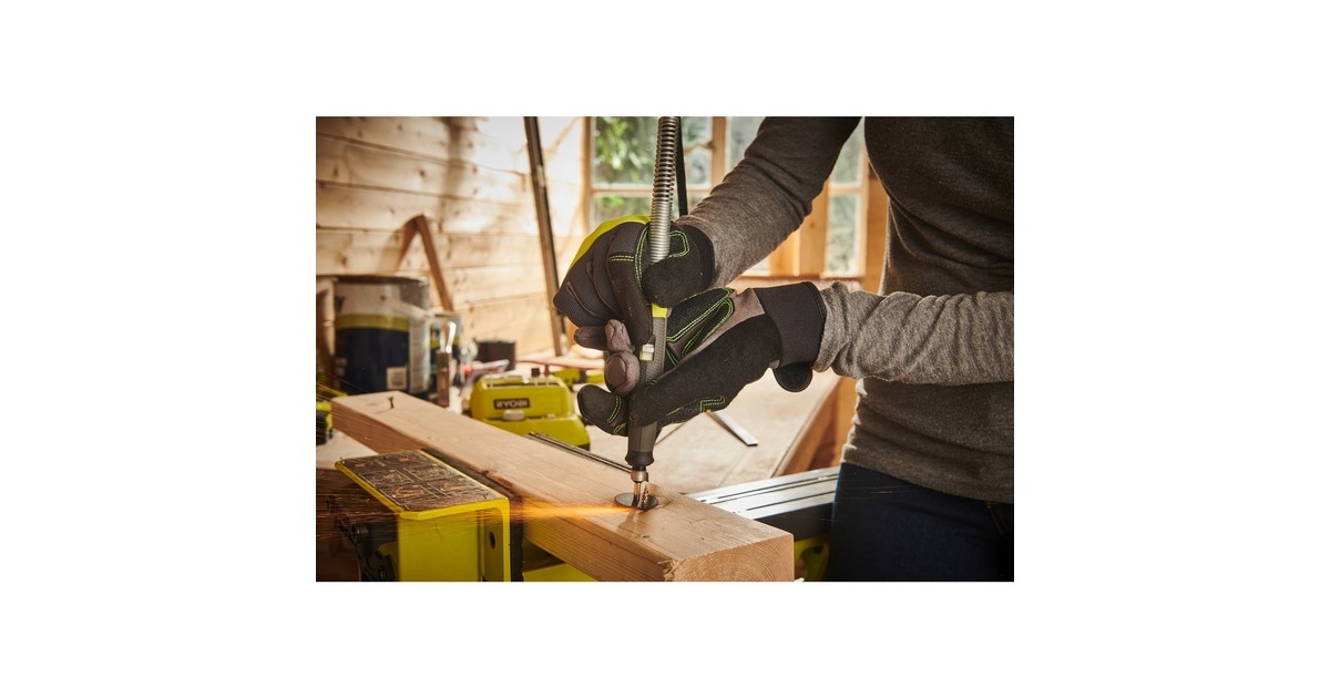 RyobiR18RT-0 rechte slijpmachine  (Groen/zwart, Accu niet inbegrepen)