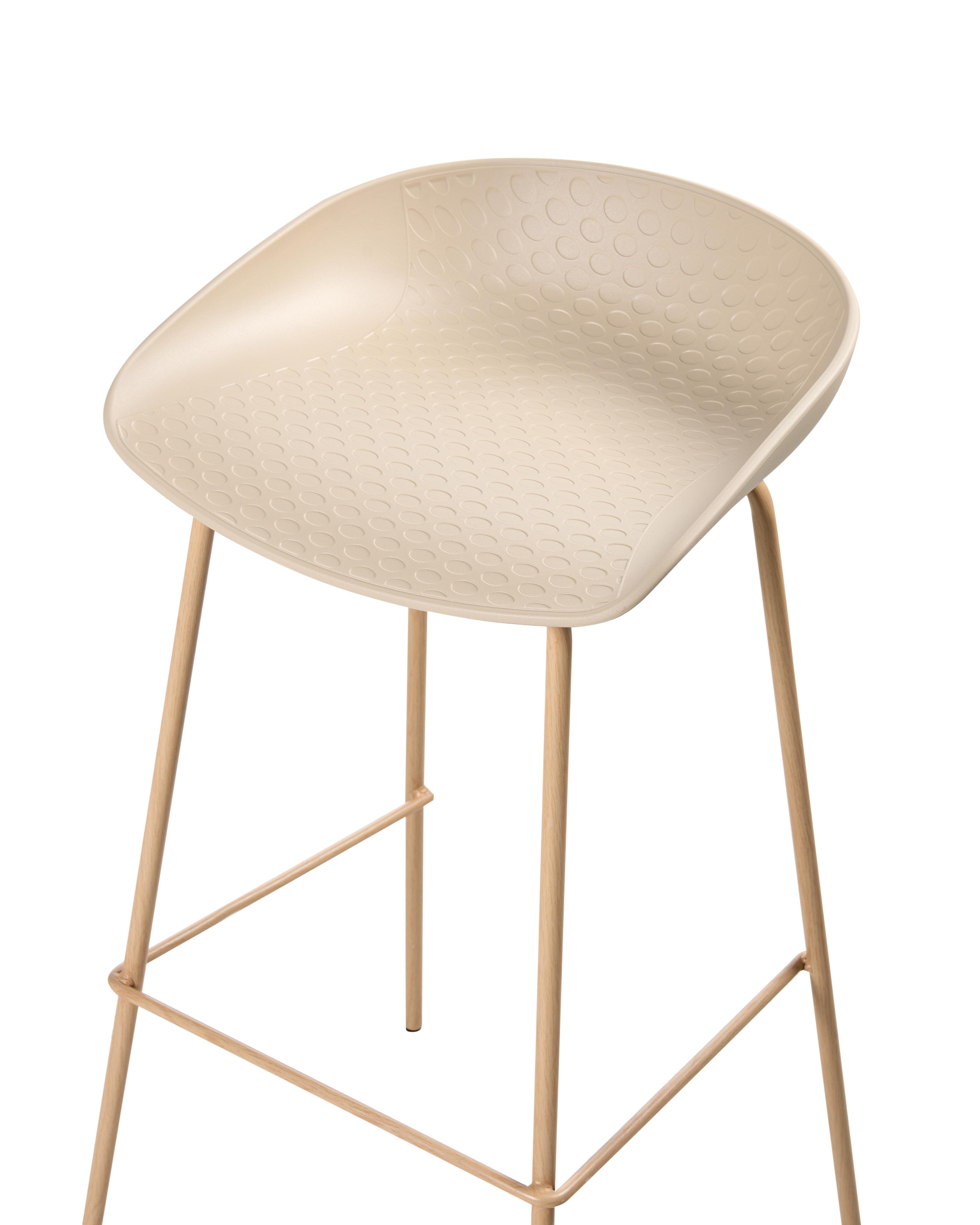 Set van 4 barstoelen VENLO Beige