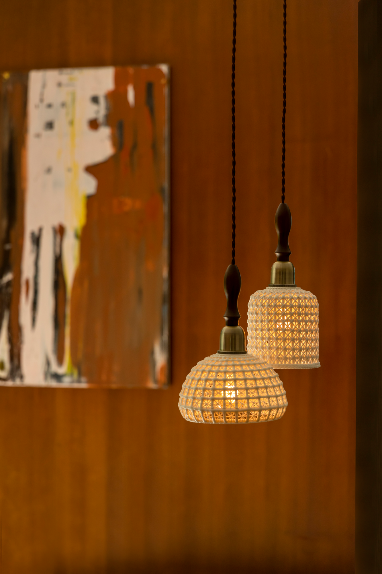 Dutchbone hanglamp Poppy Dutchbone Poppy Hanglamp Breed