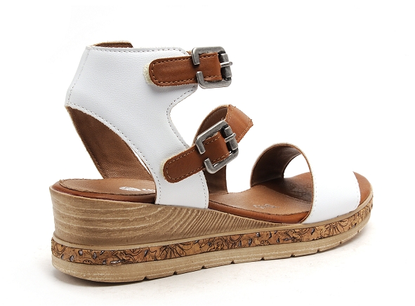 Remonte nu pieds talons femme d3052 blanc