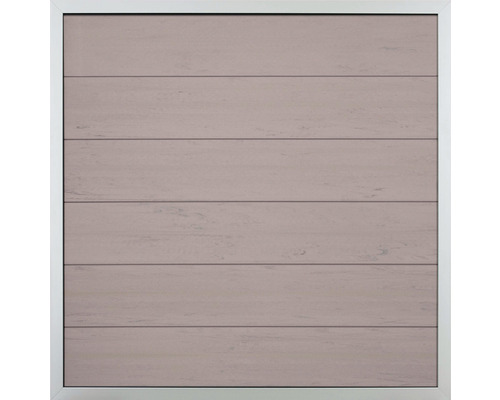 Hoofdelement GroJa Novara voorgemonteerd zonder palen, frame zilver 180 x 180 cm zand