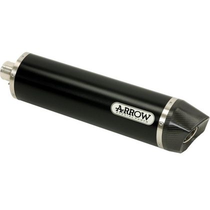 Silencieux Arrow Alu dark Maxi race-tech embout carbone