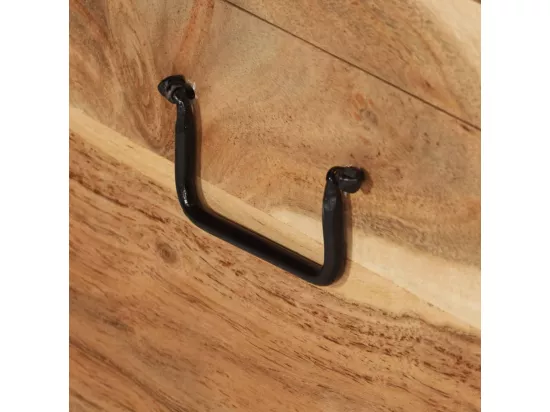 Coffre de rangement Bois d'acacia solide