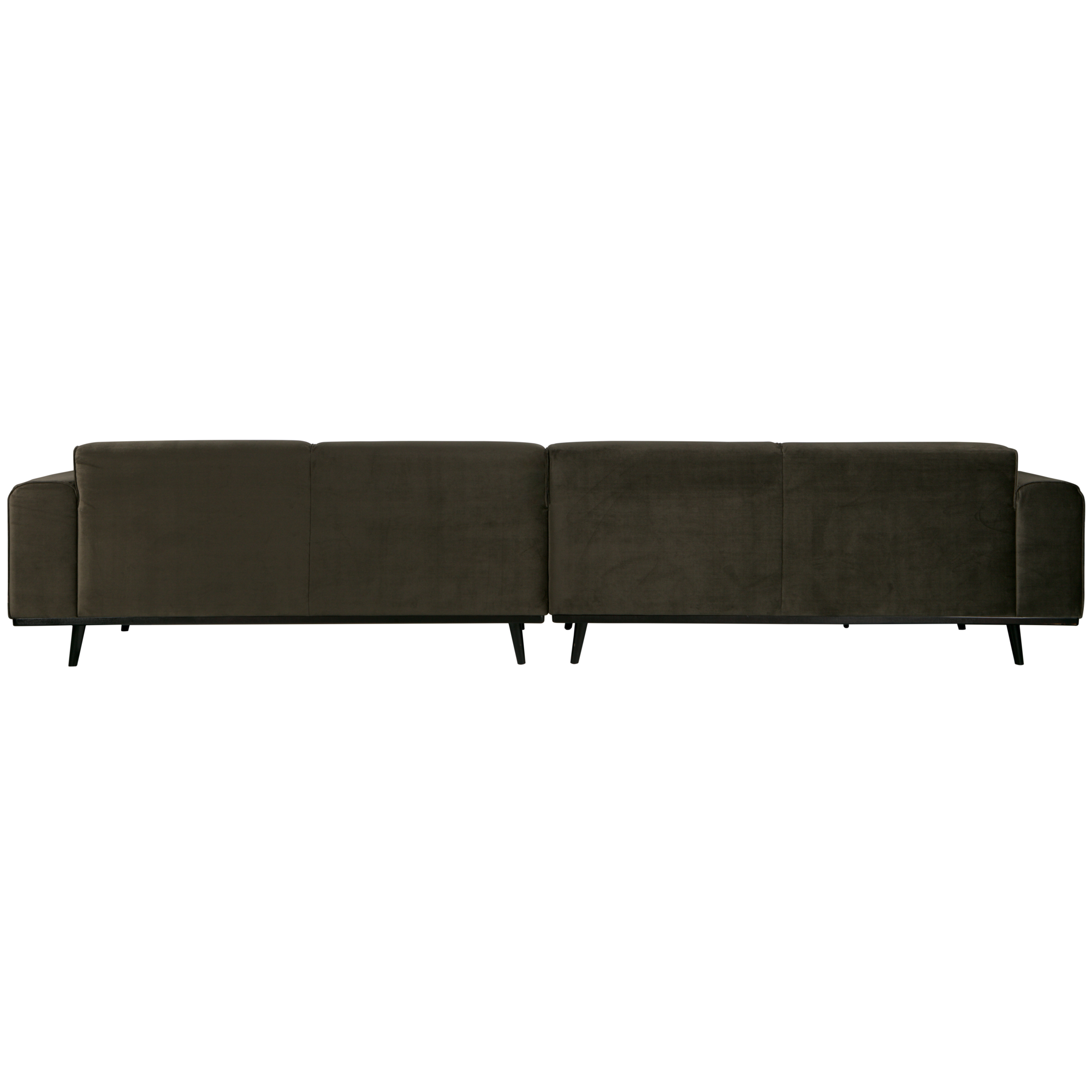 4-zits bank Statement XL Statement XL 4-Zits Bank - 372 cm - Fluweel - Warm groen