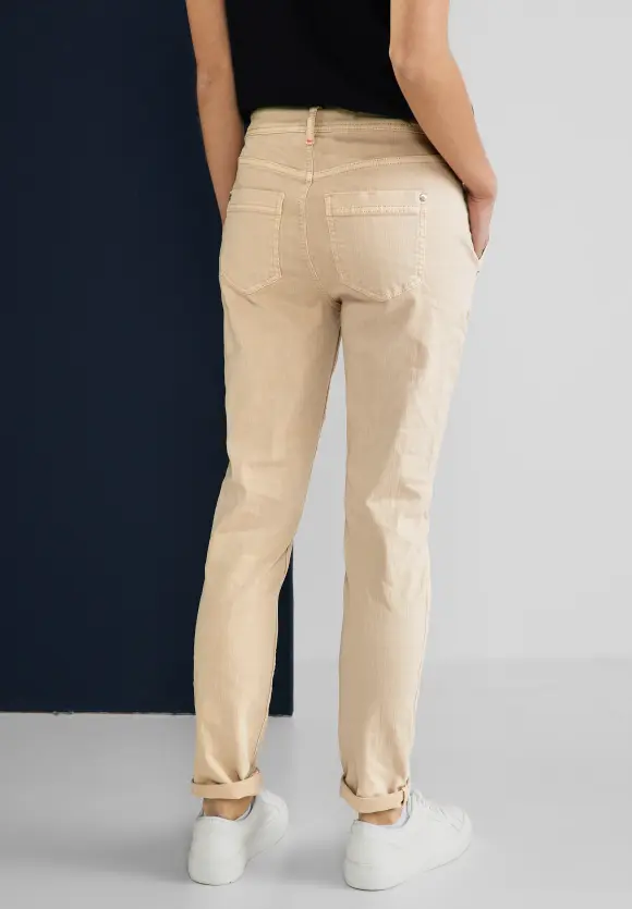 Loose Fit Jeans - light smooth sand washed