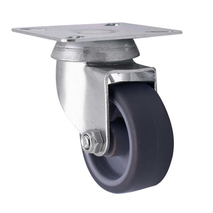 Roulette pivotante grise ø5 cm, charge max 30 kg