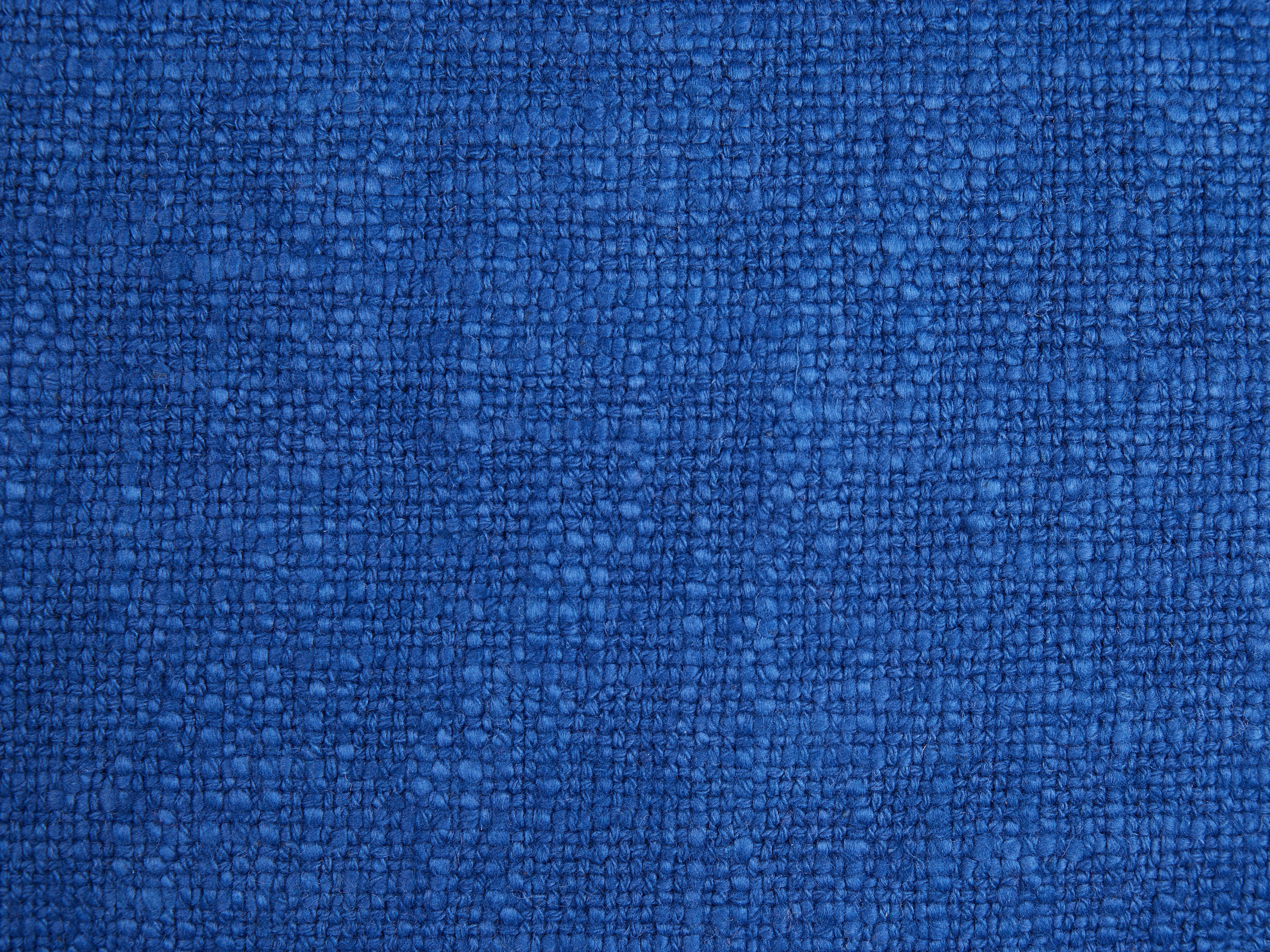 Set van 2 sierkussens MABA Katoen 50 x 35 cm Marineblauw effen