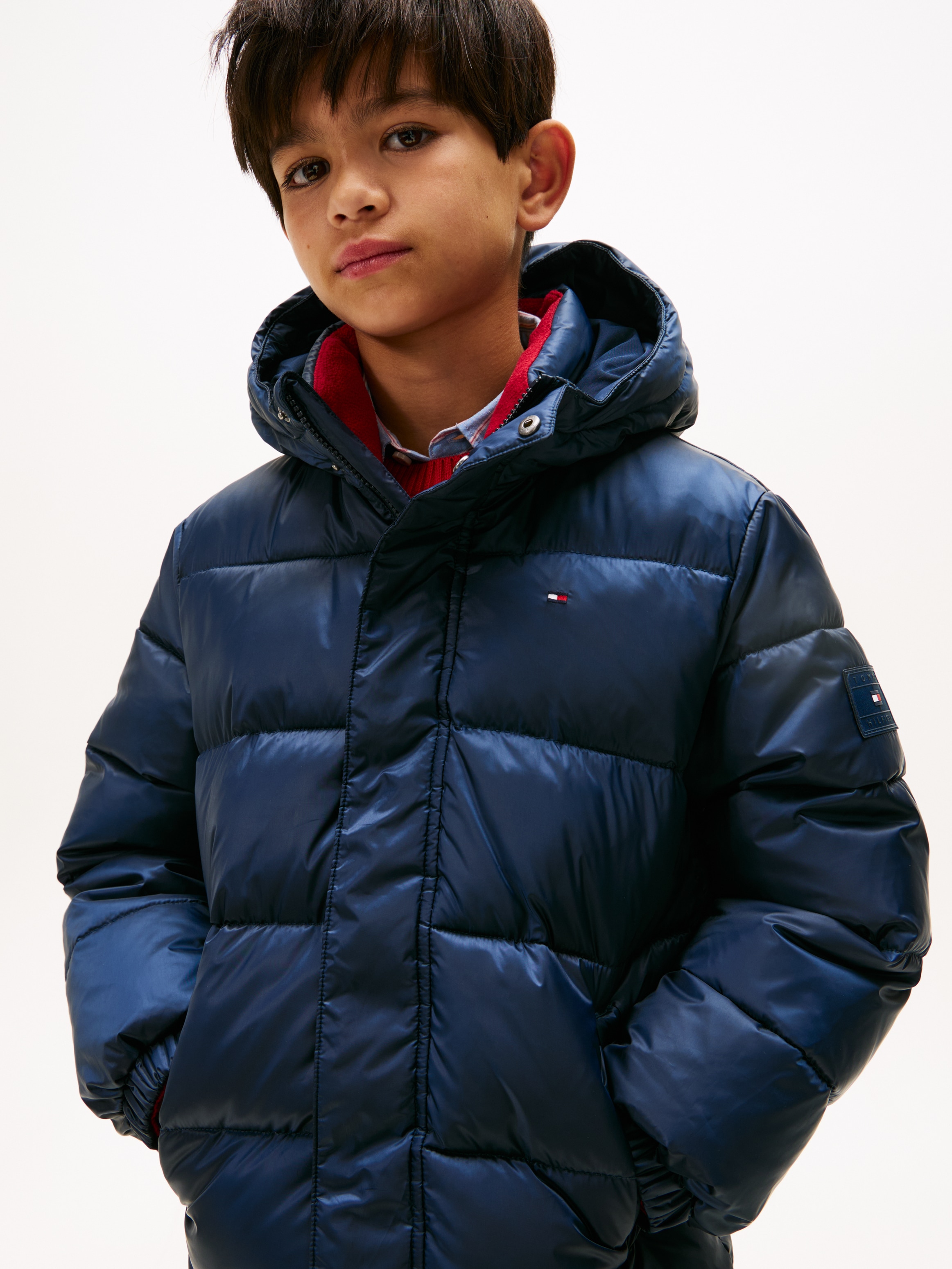 Tommy Hilfiger Steppjacke »ESSENTIAL PADDED PARKA« mit Kapuze Kinder bis 16 Jahre