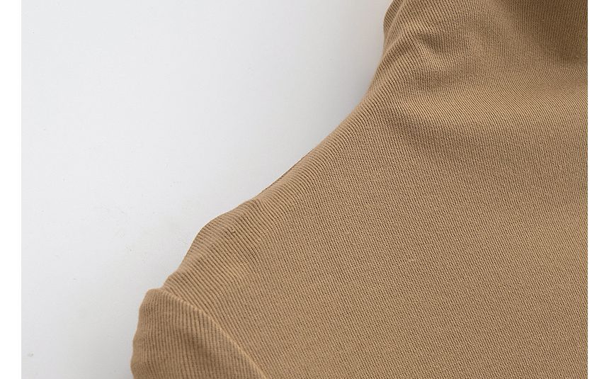 Sundine - Kort T-shirt met korte mouwen en geplooide hals