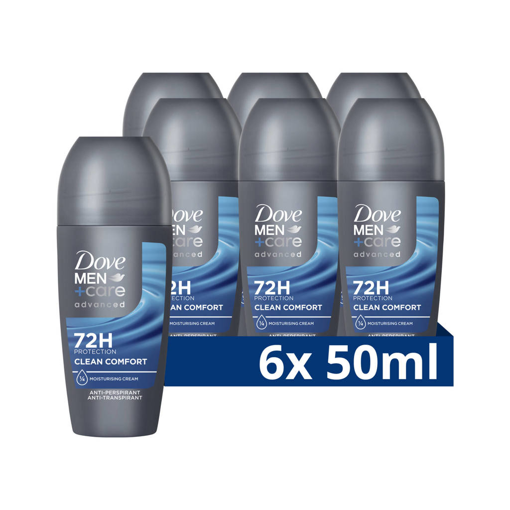 Echt 100% gemeend: Hoera voor Dove !Clean Comfort anti-transpirant deodorant roller - 6 x 50 ml