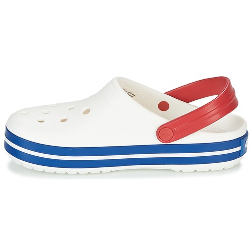 Crocs - CROCBAND - Blanc / bleu/ rouge