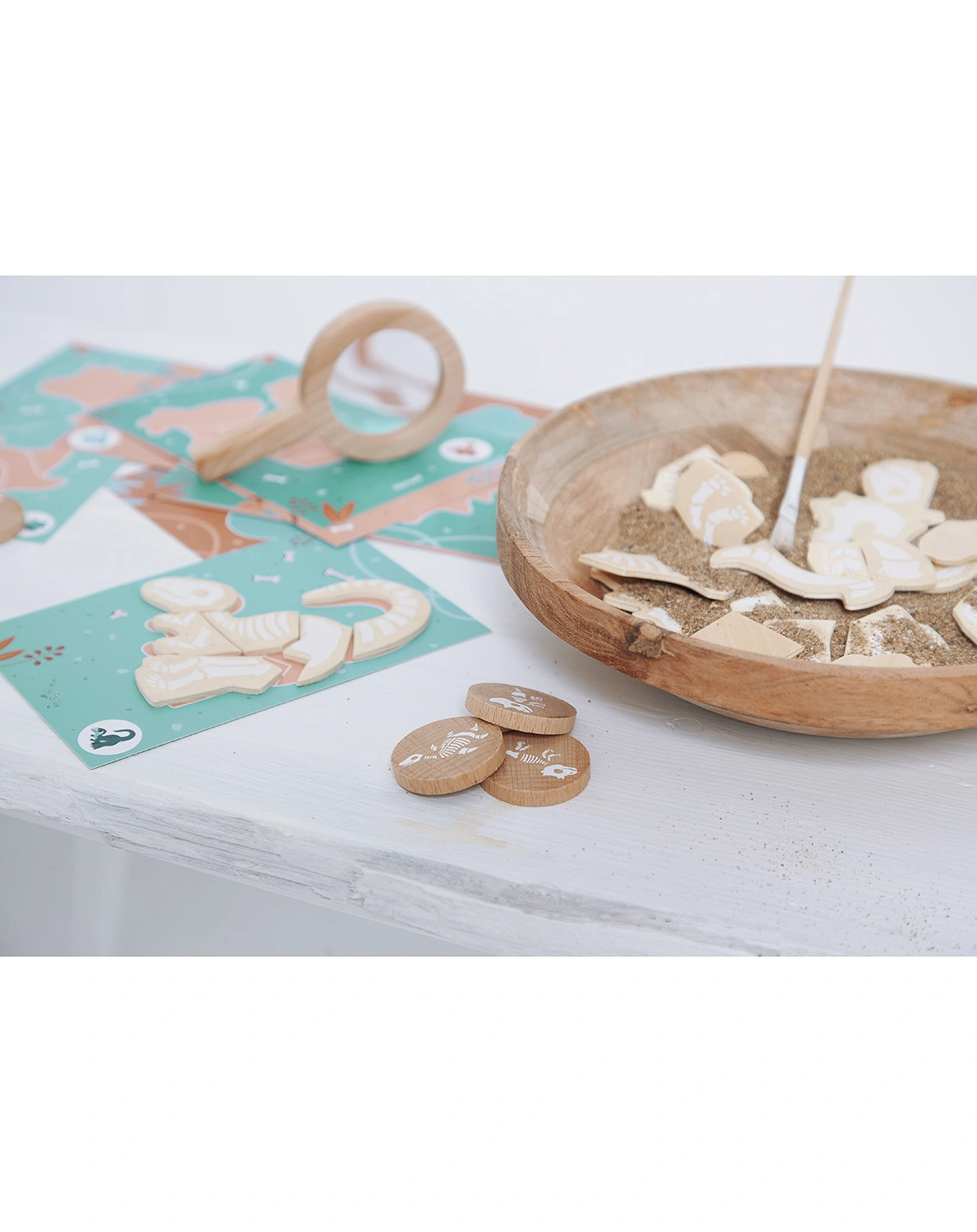 Puzzle DINO-AUSGRABUNG aus Holz