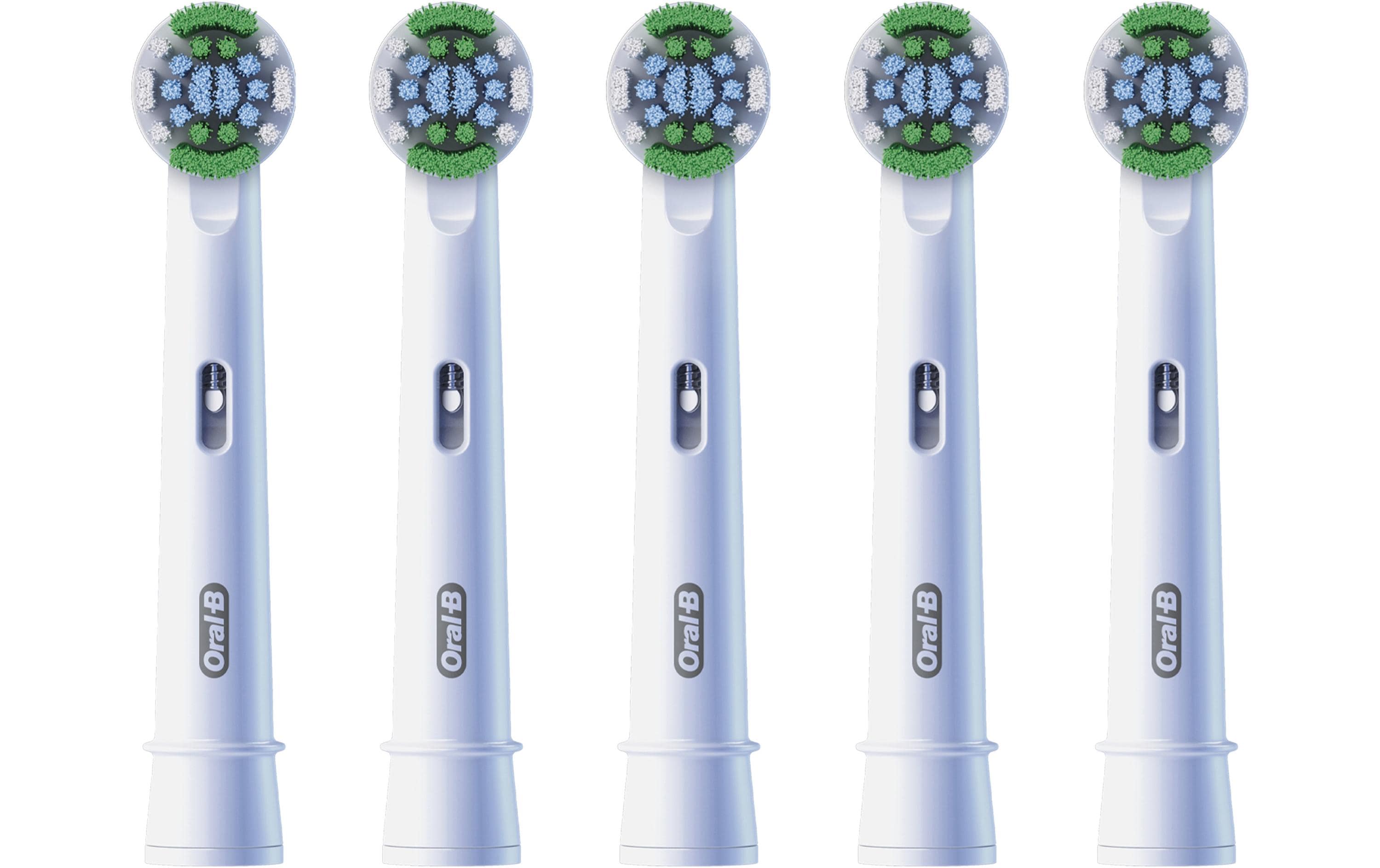 Zahnbürstenkopf Precision Clean 5 Stück, WeissAufsteckbürsten für elektrische Zahnbürsten