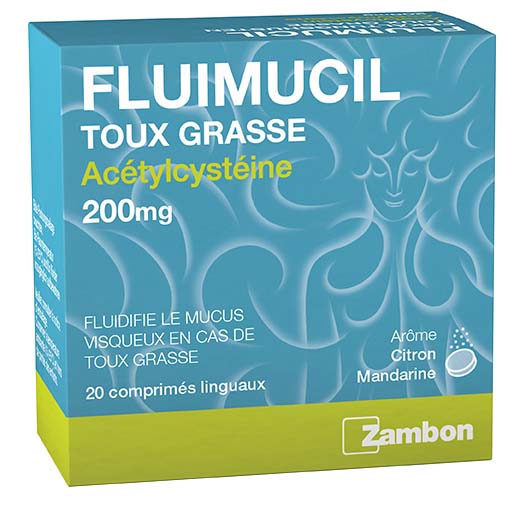 FLUIMUCIL Erkältungshusten 200 mg<br>20 Stück, Blister, Schmelztablette