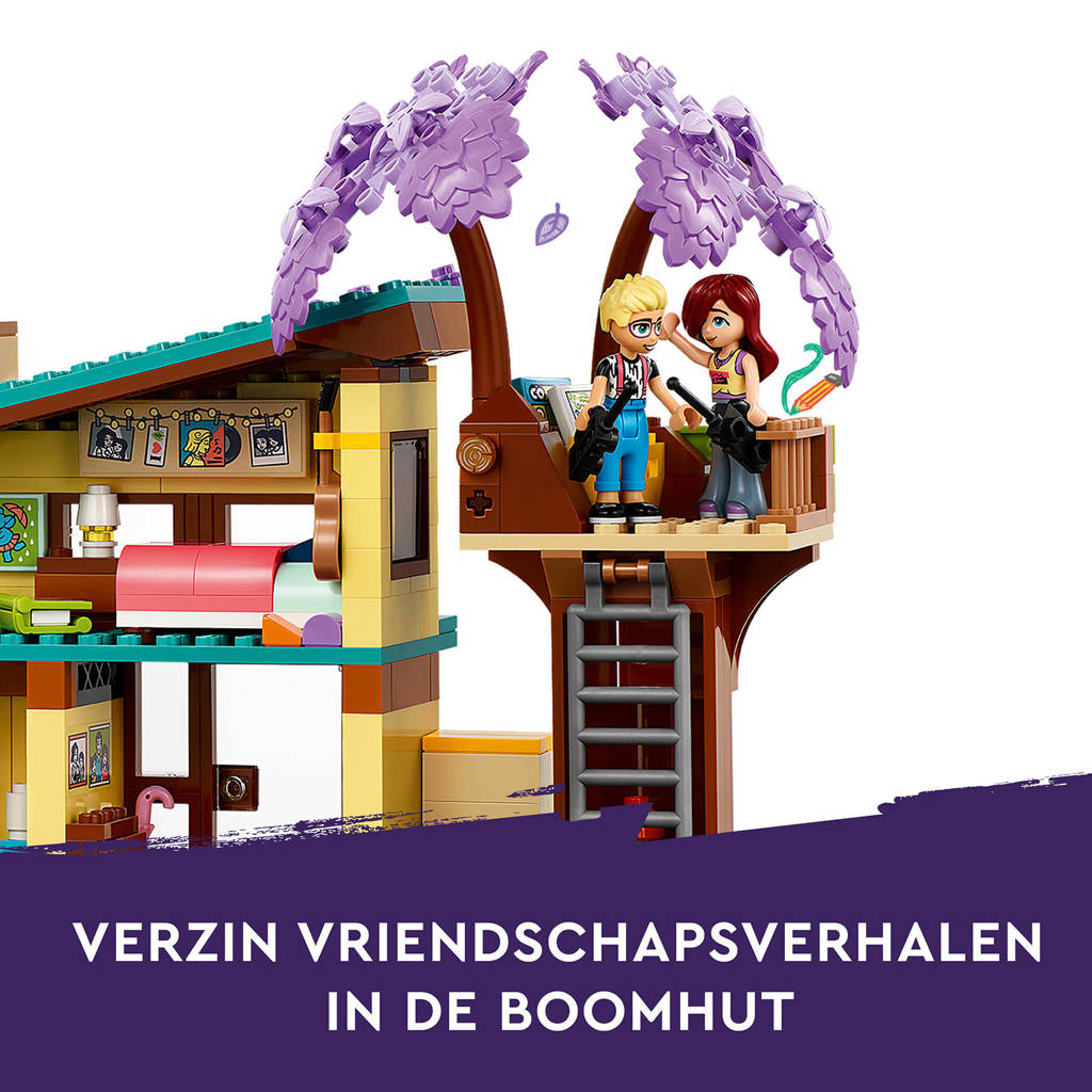 Heerlijk om te bouwen!Olly en Paisley's huizen Speelgoed Speelhuis Set met Mini Poppetjes 42620
