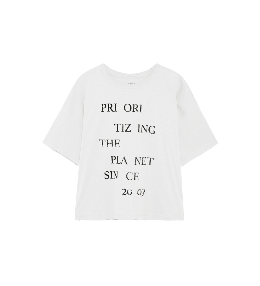 Camiseta branca ECOALF Milanoalf