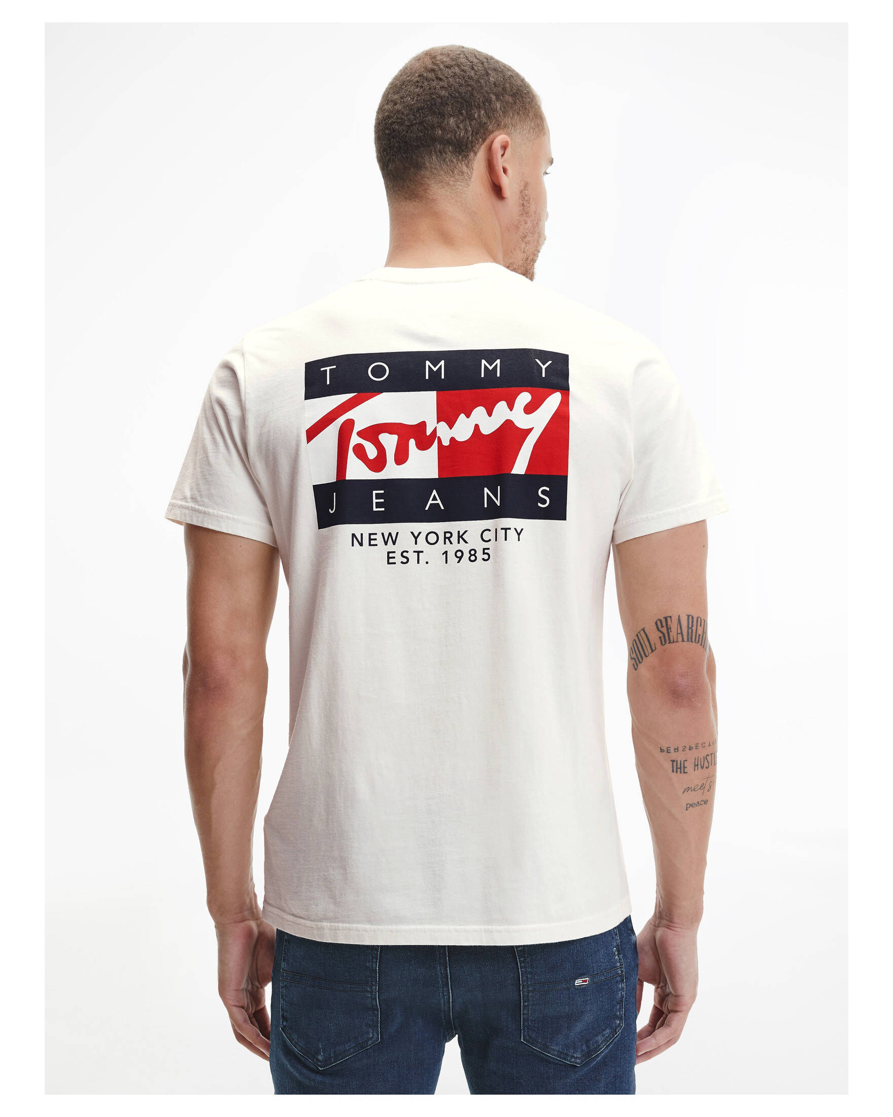 Tommy Jeans| Herren T-Shirt VINTAGE FLAG SIGNATURE TEE