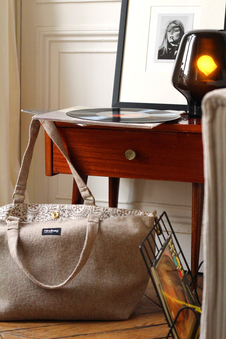 Sac cabas Raphaelle Laine Beige