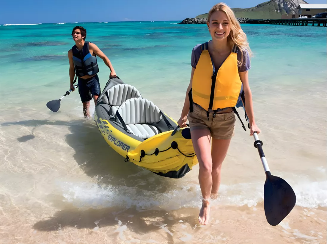 Canoë gonflable 2 places - Explorer K2 - Intex