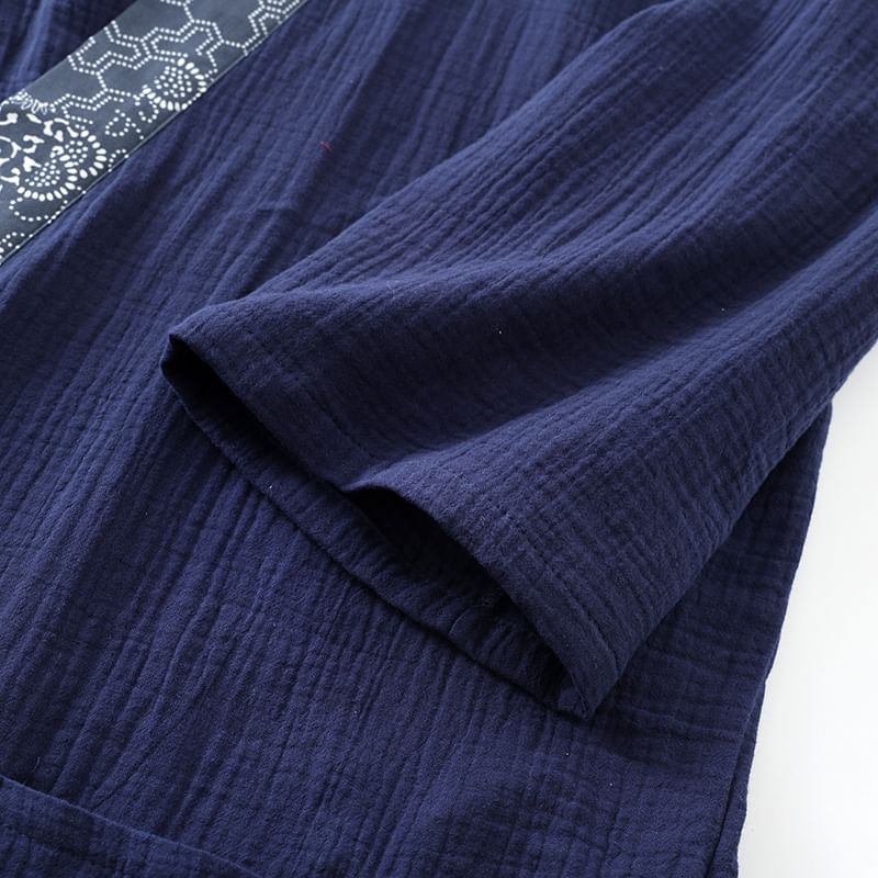 Finlies - V-hals print paneel kimono gewaad