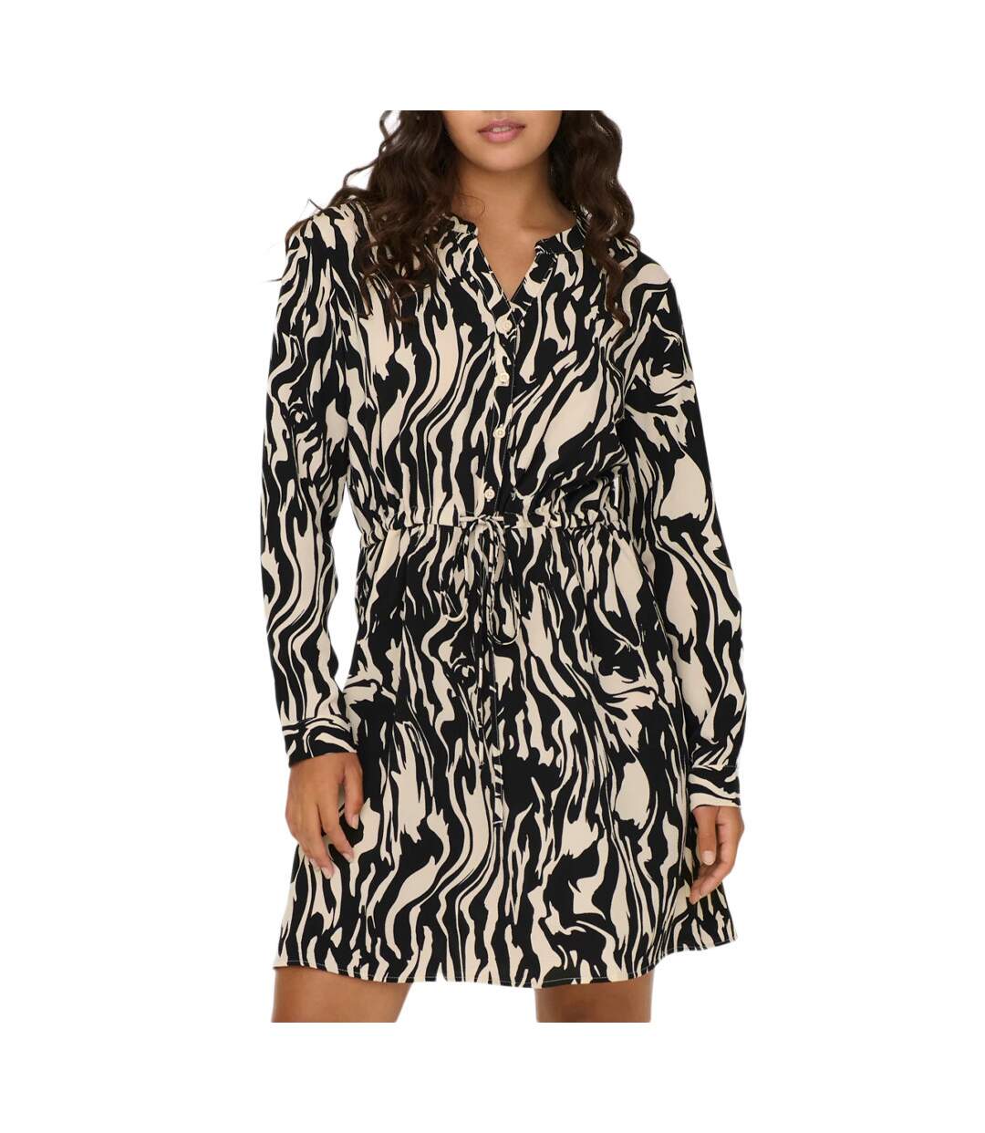 Robe Noire à Motifs Femme JDY Piper