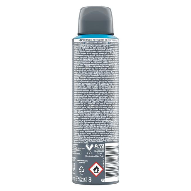Dove Men+Care Advanced Clean Comfort Anti-Transpirant Deodorant Spray 150 ML