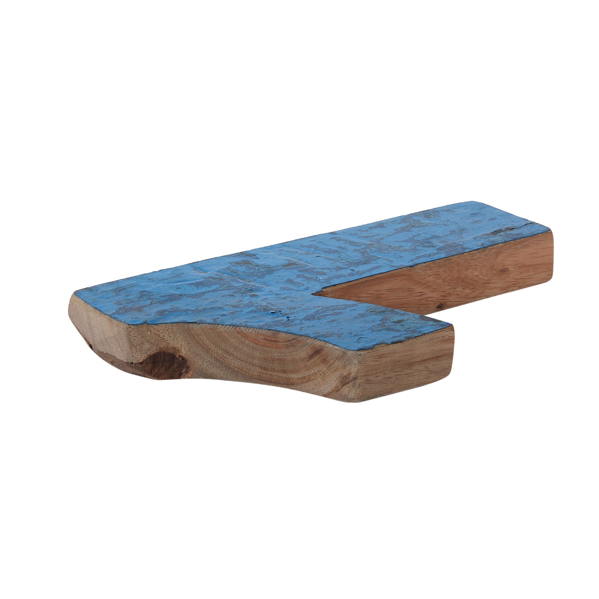 Holzziffer '1', multicolor, T 2,5 cm, B 13 cm, H 19 cm von fischer's lagerhaus