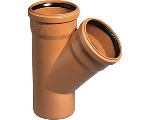 KG-aftakking 45° DN 250/200 mm