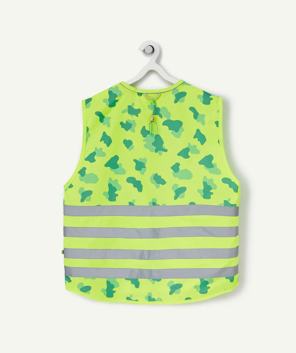 GOFLUOGILET DE SÉCURITÉ CAMOU VERT IMPRIMÉ CAMOUFLAGE