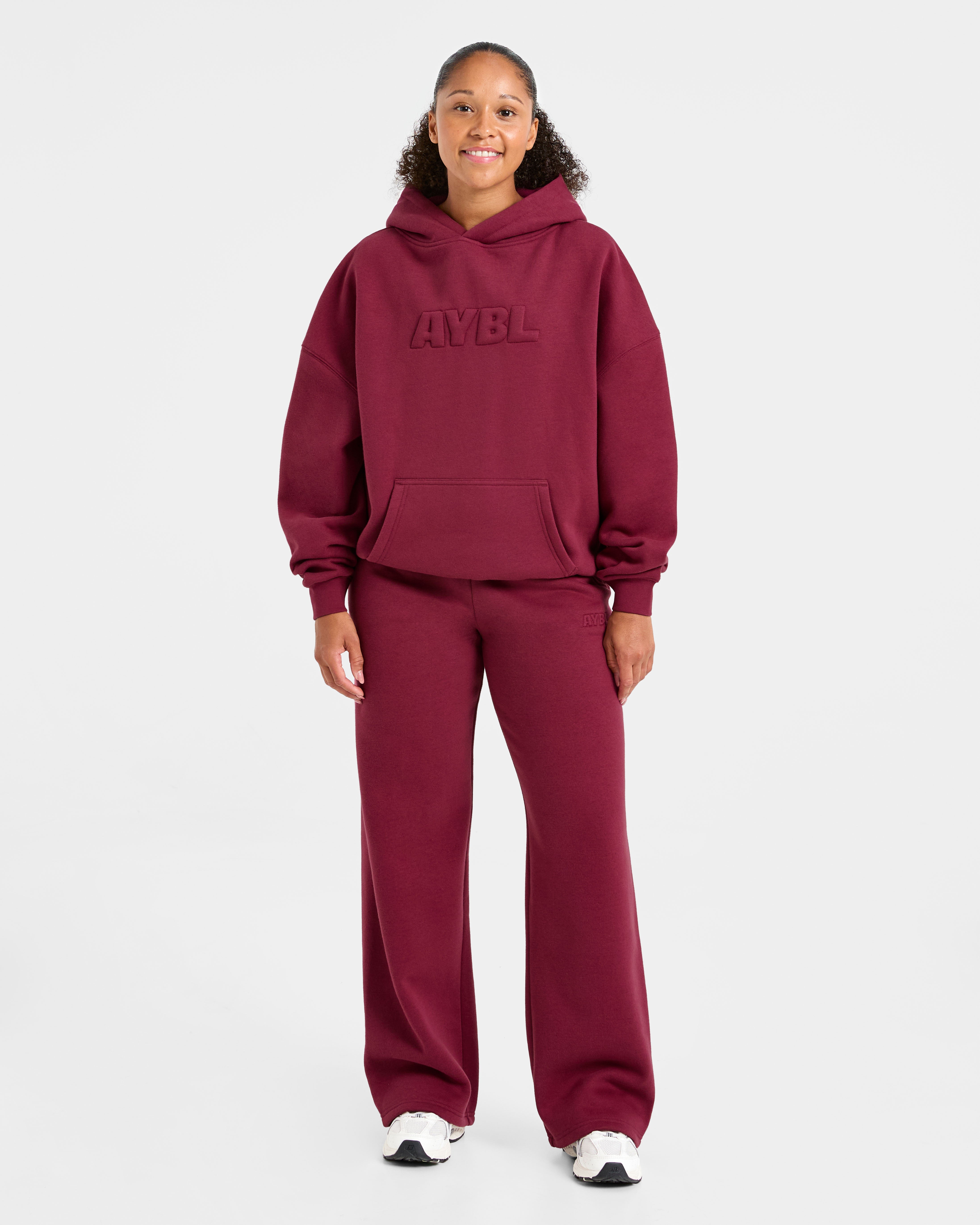 Classic Plush Oversized Straight Leg Joggers