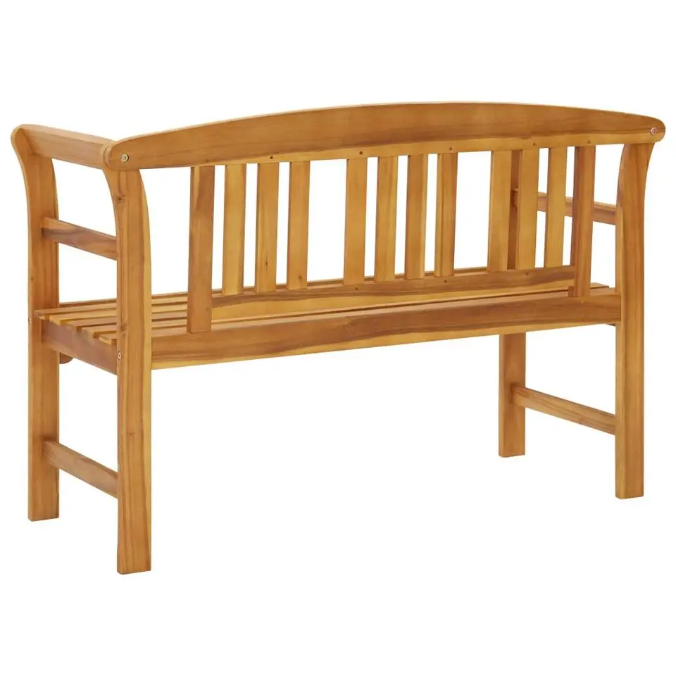 vidaXL - Tuinbank - Bruin - Acaciahout - 114 cm