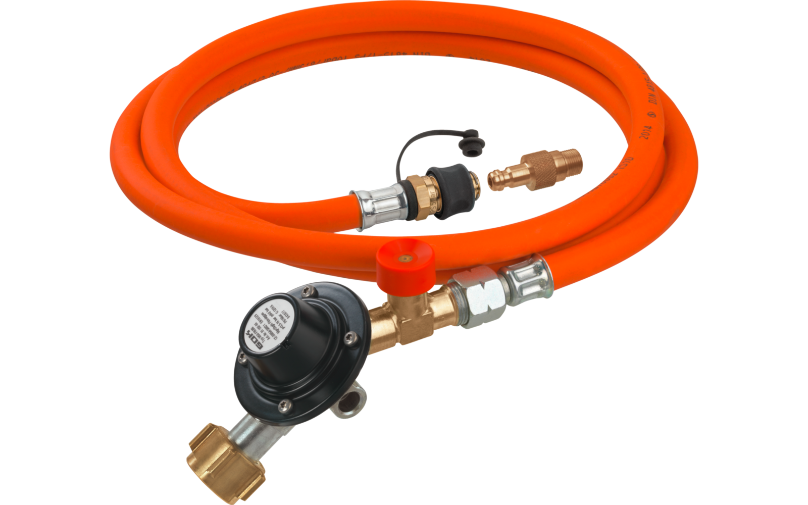 GOK Regler-Schlauch-Set M50-F/SBS 2kg/h 2bar KLF 6,3x3,5x1200-STK STN/Kart. SV