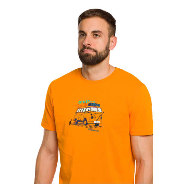 T-shirt randonnée TRANGOWORLD MOONLIGHT BRIGHT MARIGOLD