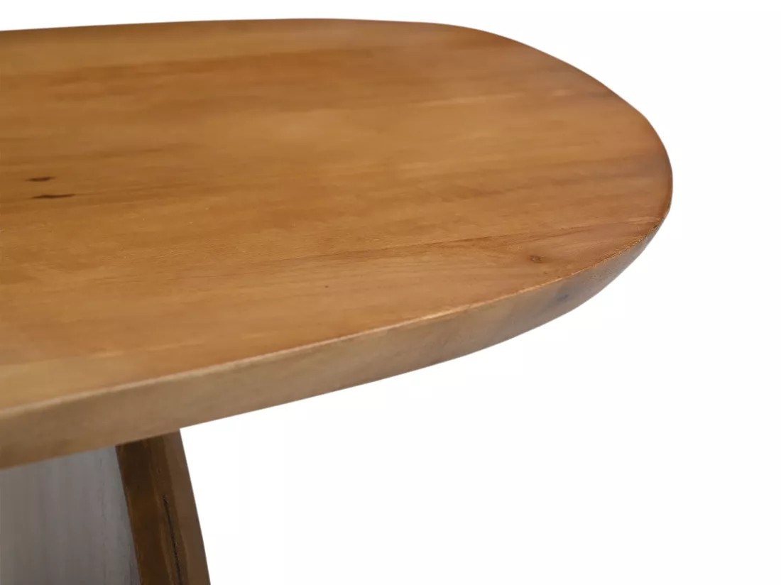 Table basse en bois d'acacia - Naturel clair - YESENIA