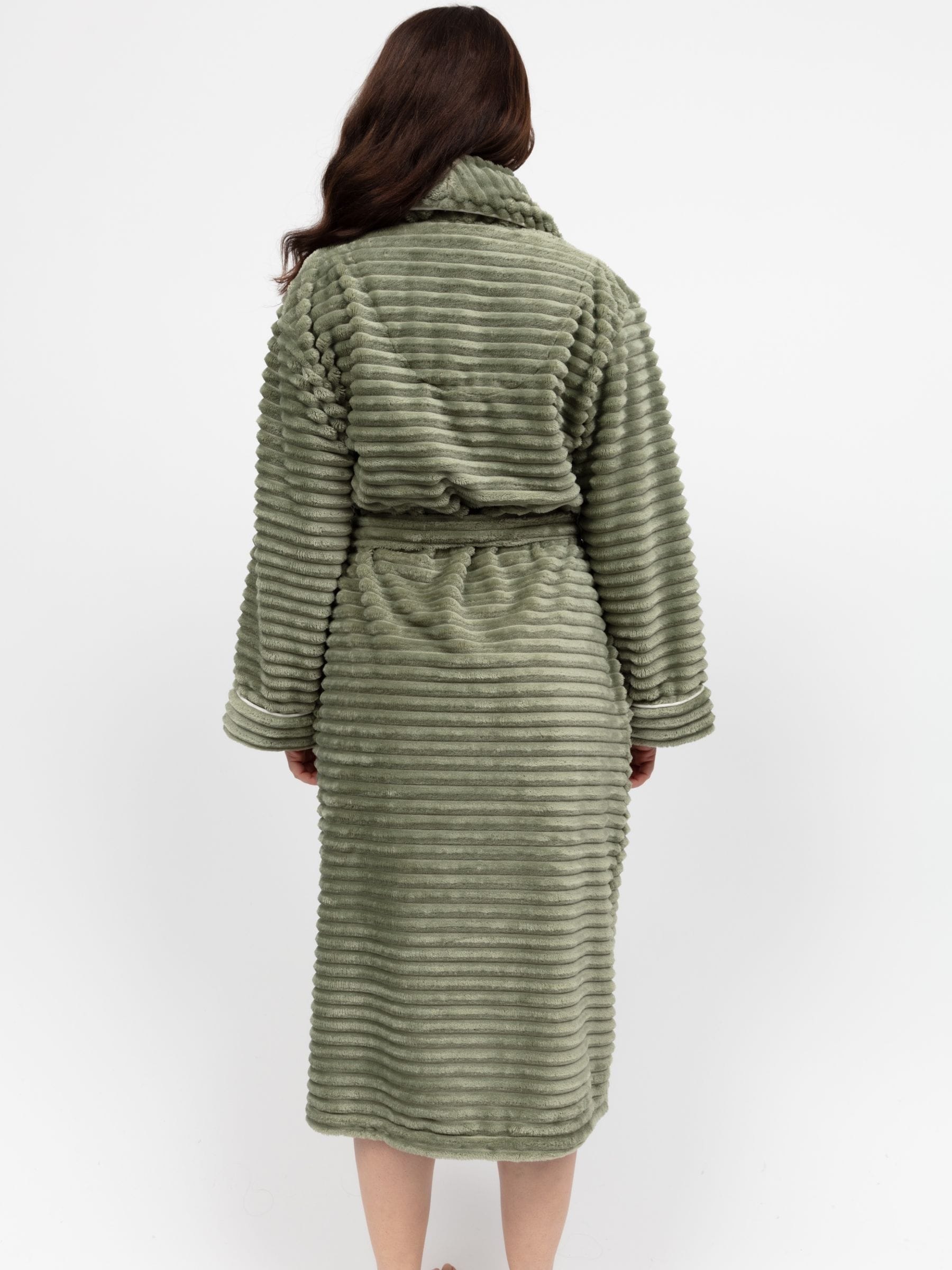 Groen - Cyberjammies Striped Sealskin Fleecy Dressing Gown