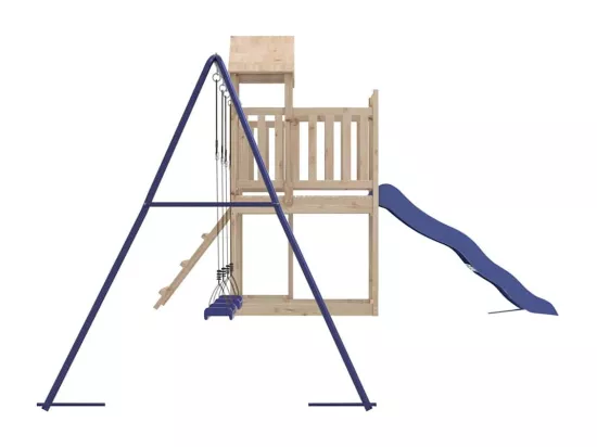Aire de jeux d'extérieur bois de pin massif