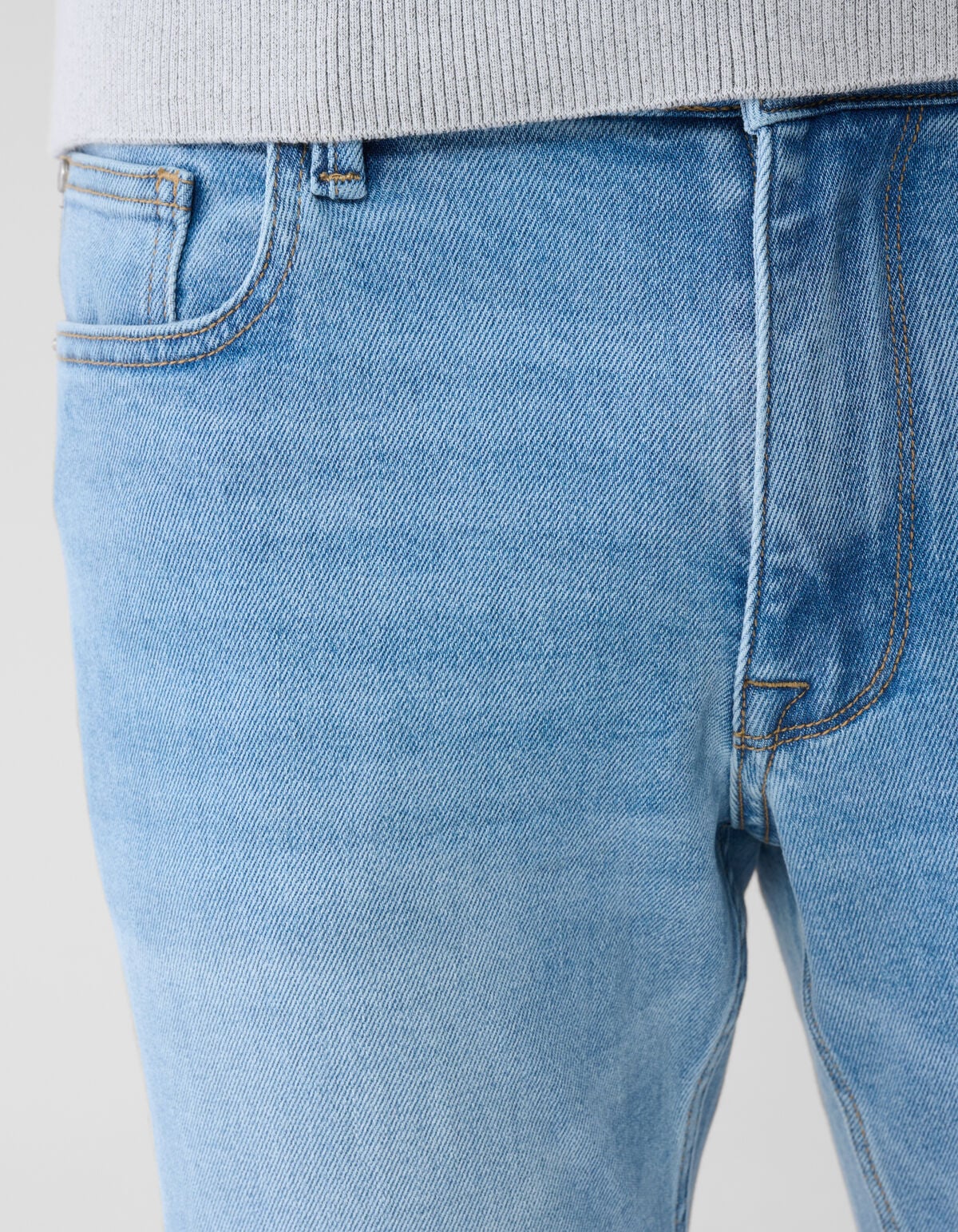 Slim Straight Fit Jeans Lichtblauw L34