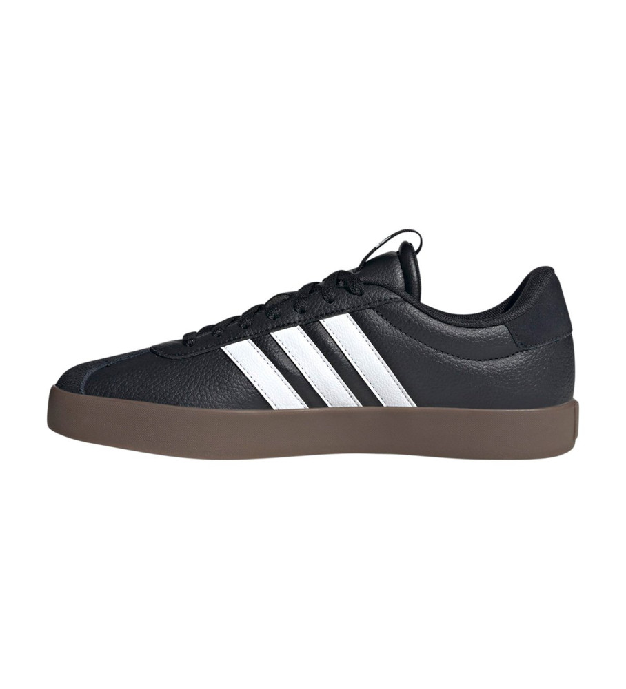 Tênis adidas Vl Court 3.0 de couro preto