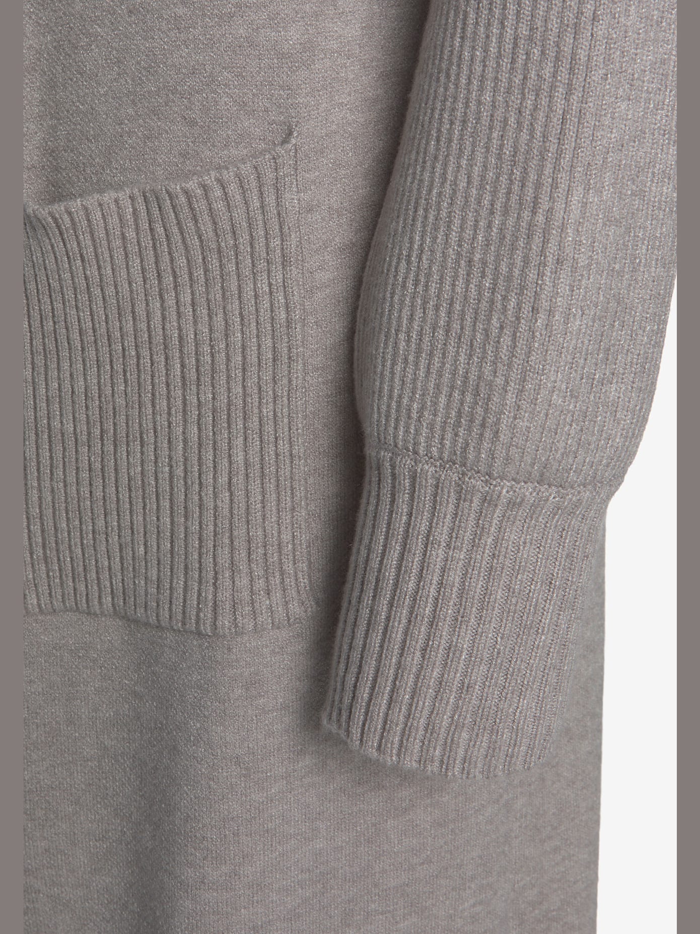 Veste en tricot long manteau en tricot en mélange de viscose