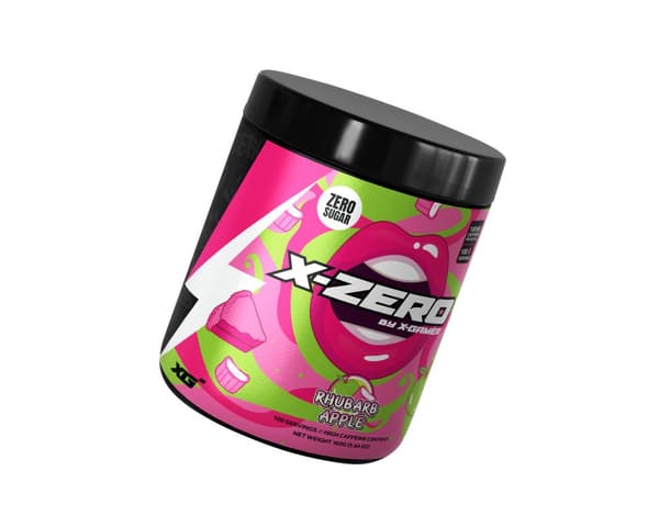 X-Zero Rhubarb Apple - 100 Porsjoner