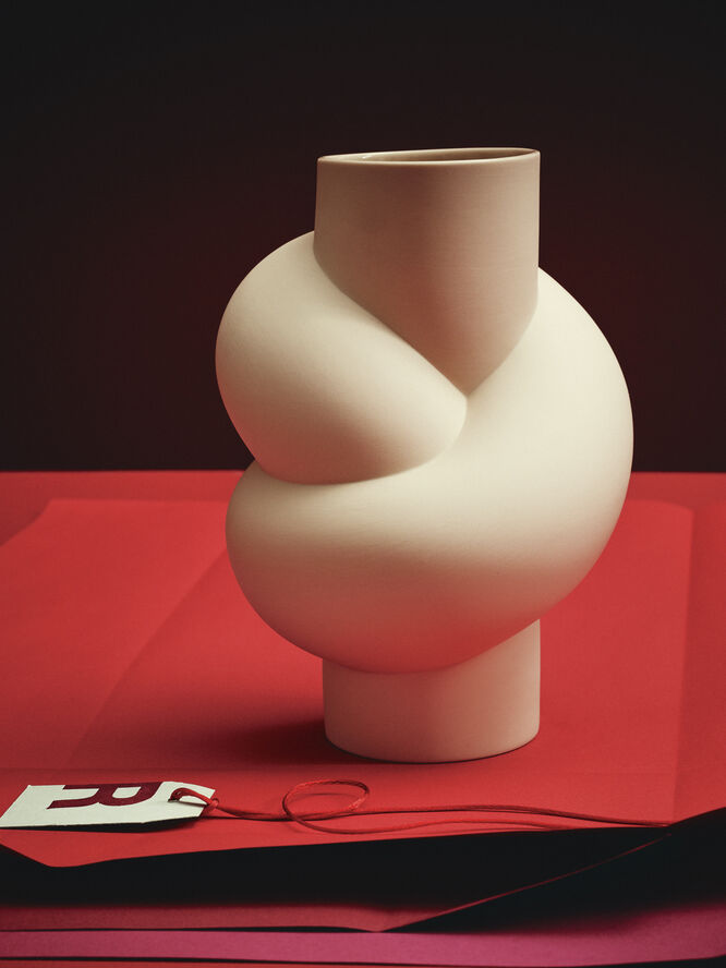 Rosenthal Vase 25cm, Cameo, Node Rosa