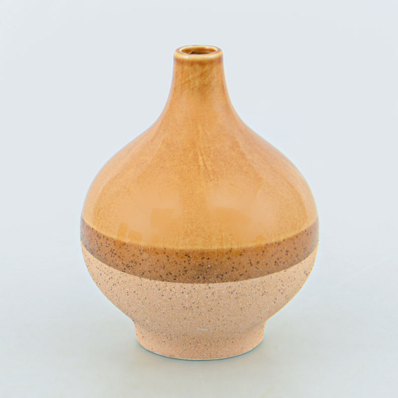 Vase boule terracotta