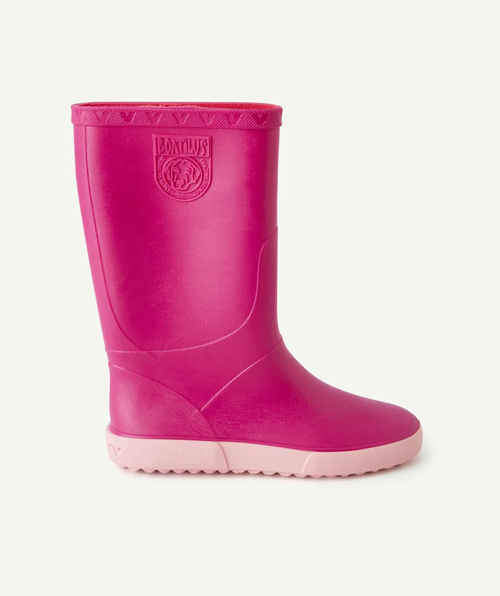 BOATILUSBOTTES DE PLUIE FILLE FUSCHIA
