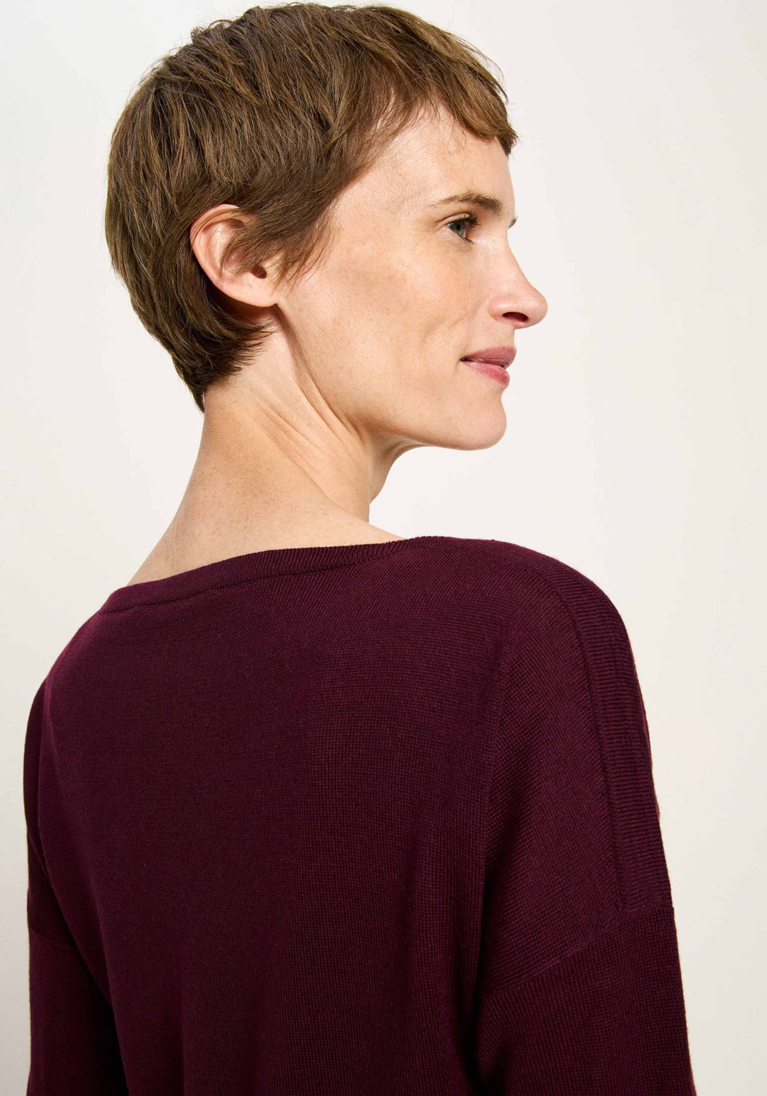 Lanius U-Boot Pullover Bordeaux